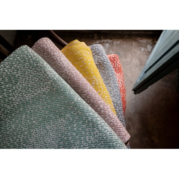 Rožnata pletenina z bombažem Euromant Dotty Diamond, 140 x 180 cm-image-4