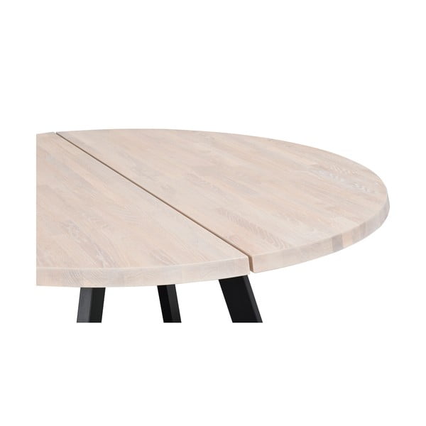 Okrogla jedilna miza iz beljenega hrasta Rowico Freddie, ø 160 cm-image-4