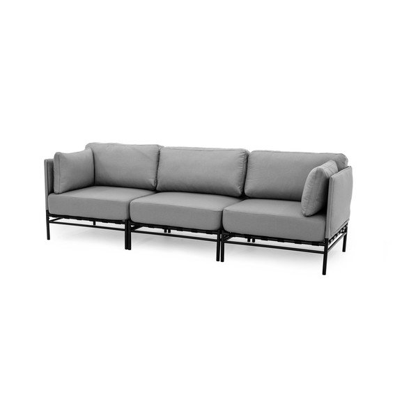 Svetlo siv vrtni modularni kavč 234 cm Dandy – Sit Sit-image-3