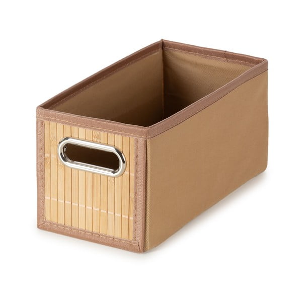 Škatla za shranjevanje iz bambusa v naravni barvi 15x31x15 cm – Compactor