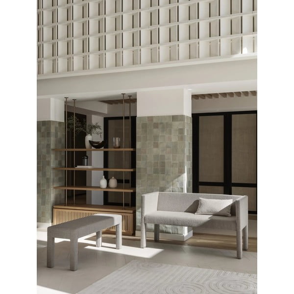 Bež klop iz tkanine bouclé Sitta – Blomus-image-1