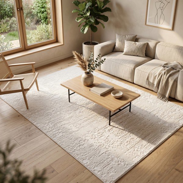 Kremno bela preproga 160x230 cm Celeste – ESTE-image-1