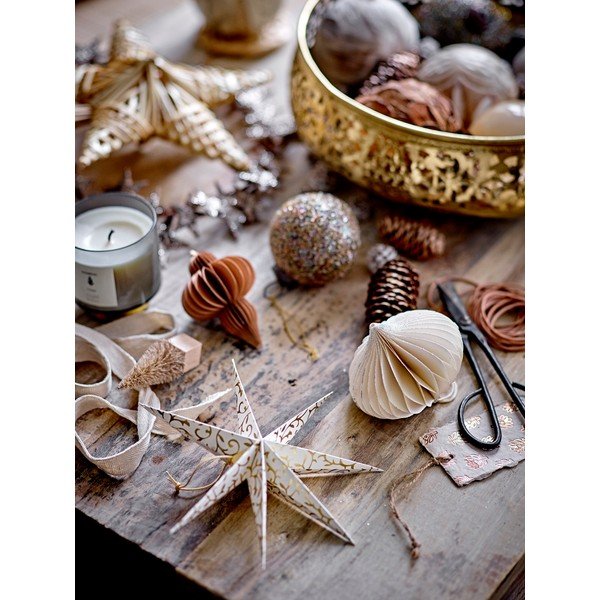 Papirnati okraski za jelko v kompletu 2 ks Lecce – Bloomingville-image-1