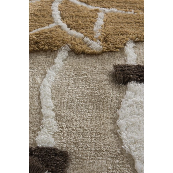 Svetlo rjave kopalniške preproge v kompletu 3 kos 100x60 cm Ruya - Foutastic-image-4