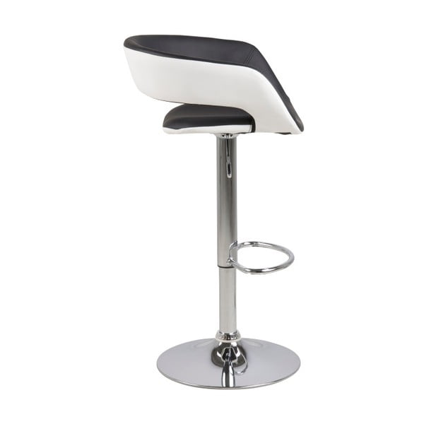 Komplet 2 črno-belih barskih stolov Actona Grace-image-2