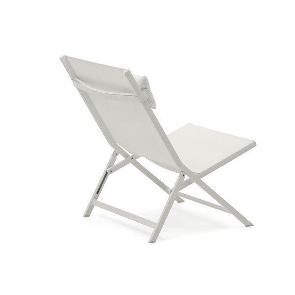 Bel kovinski vrtni fotelj Canutells – Kave Home-image-3