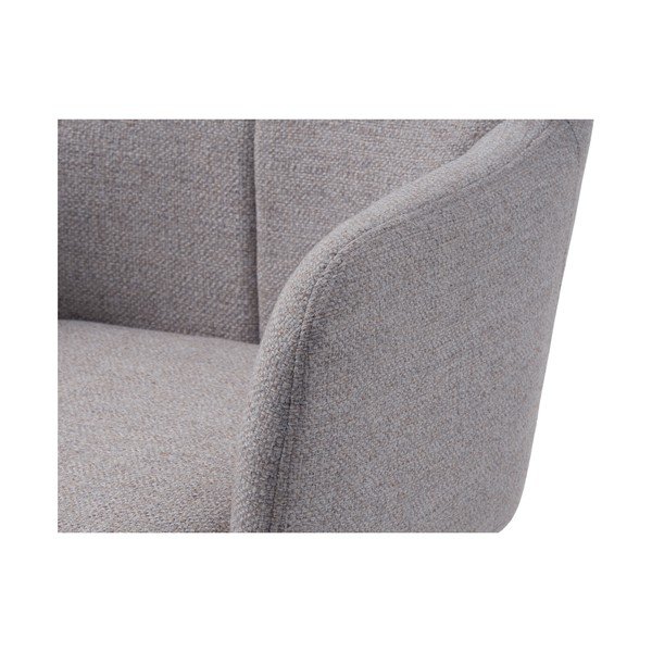 Svetlo siv vrtljiv fotelj za sprostitev Manning – Unique Furniture-image-1