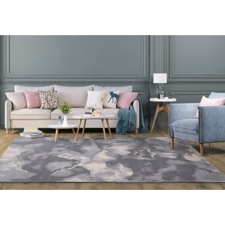 Siva volnena preproga 133x180 cm Cirrus – Agnella