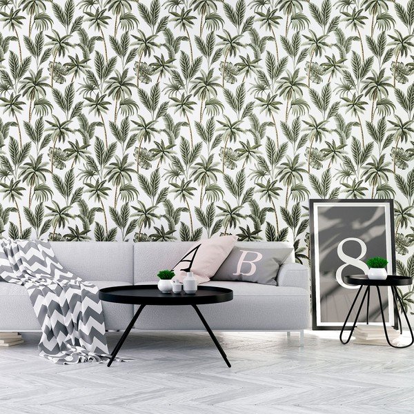 Dekorativna stenska nalepka Ambiance Leaves, 60 x 60 cm-image-1