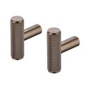 Sivi kovinski stenski obešalniki v kompletu 2 ks Rof – Blomus