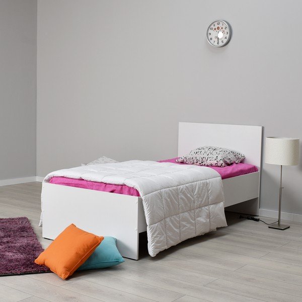 Bela postelja 90x190 cm KRY – Kalune Design-image-1