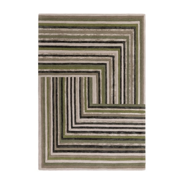Zelena volnena preproga 120x170 cm Network Forest – Asiatic Carpets