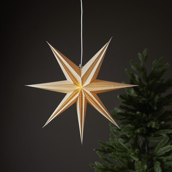 Bež božična svetlobna dekoracija ø 60 cm Point - Star Trading