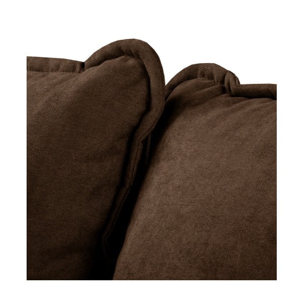 Temno rjava kotna sedežna garnitura (z levim kotom) Beata – Ropez-image-1