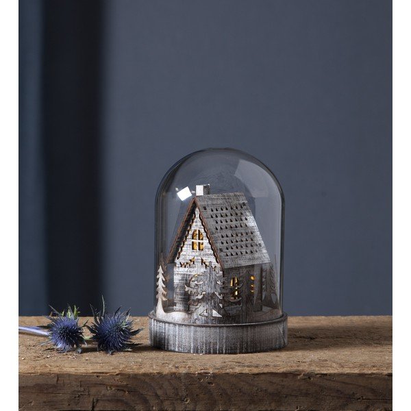 Rjava božična svetlobna dekoracija ø 12,5 cm Kupol – Star Trading-image-1