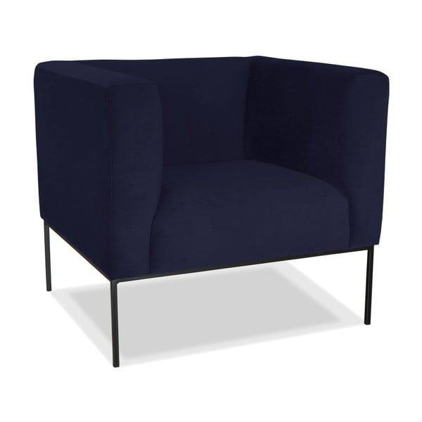 Temno moder fotelj Windsor & Co. Zofe Neptune-image-1