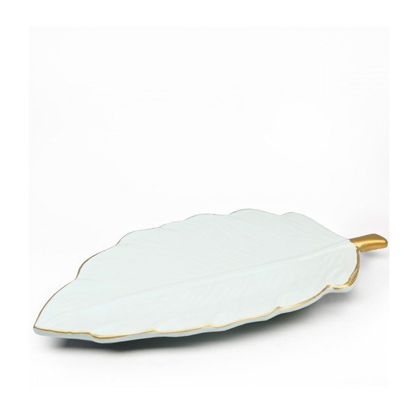 Keramičen dekorativni pladenj Leaf – Mioli Decor