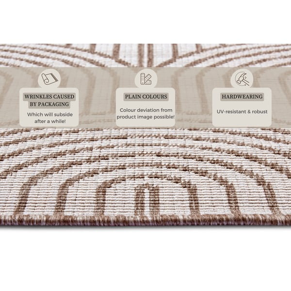 Rjava zunanja preproga 160x230 cm Pangli Linen – Hanse Home-image-4