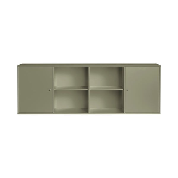 Kaki zelena stenska komoda 176x61x42 cm Mistral – Hammel Furniture