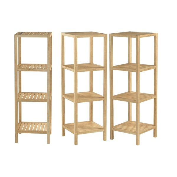 Kopalniška polica iz masivnega oreha v naravni barvi 36x112 cm Norway – Wenko-image-2