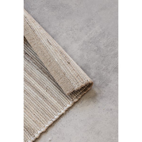 Obojestranski/ročno tkan tekač iz mešanice jute v svetli naravni barvi 80x200 cm Dhaka – Hanse Home-image-2
