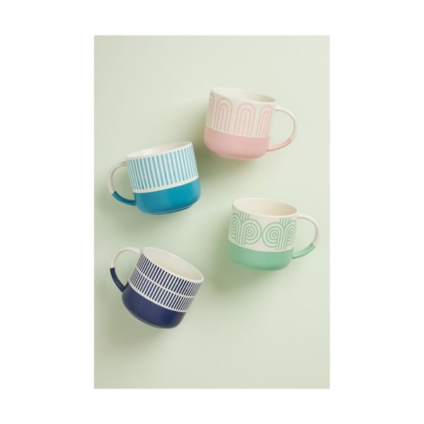 Rožnata porcelanasta skodelica 400 ml Arches – Maxwell & Williams-image-1