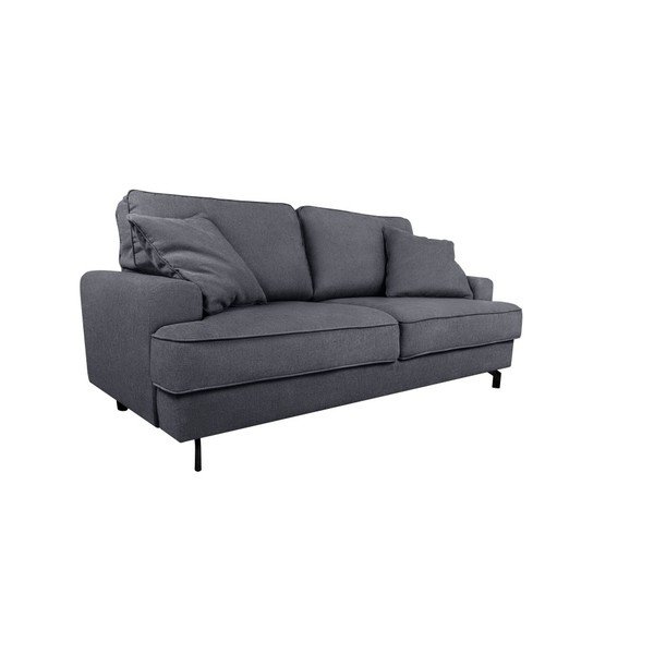 Temno siva trisedežna zofa Kooko Home Salsa-image-2