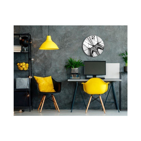 Stenska ura Styler Glassclock Brooklyn, ⌀ 30 cm-image-2