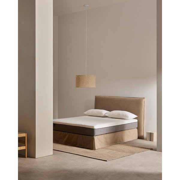 Srednje trda vzmetnica iz pene z odstranljivo prevleko/antialergijska 150x200 cm Eva – Kave Home-image-2