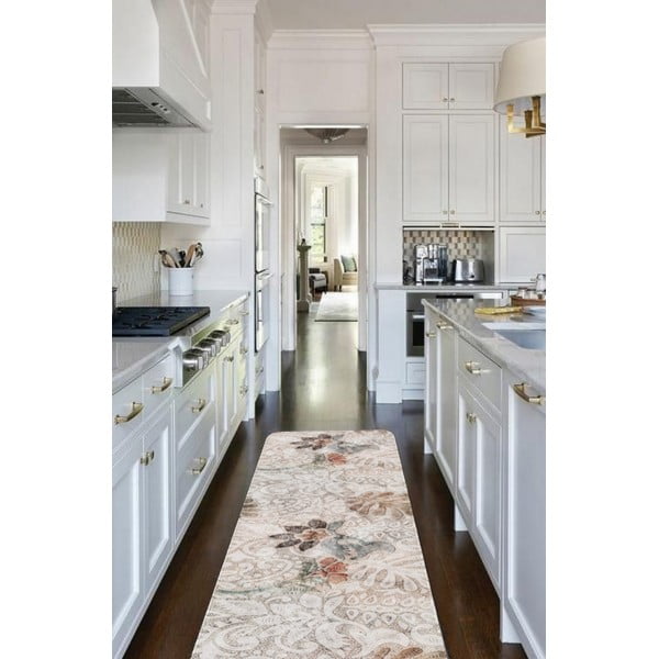 Bež pralen tekač 58x240 cm Vintage Garden – Oyo Concept