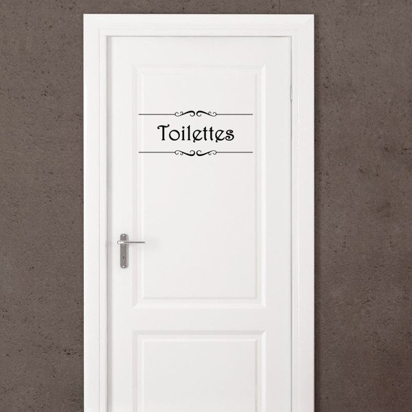 Nalepka Ambiance Salle de bain + Toilettes-image-1