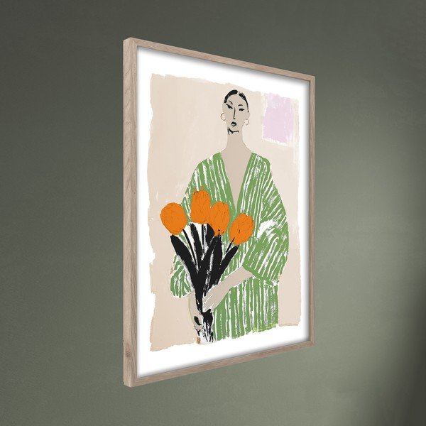 Tiskana slika z okvirjem 50x70 cm Stella – Styler-image-4