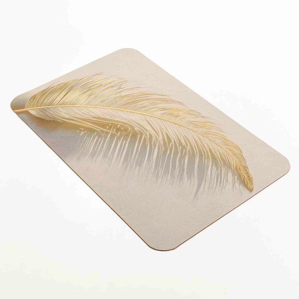 Svetlo rjava kopalniška preproga 50x80 cm Angelica – douceur d'intérieur-image-4