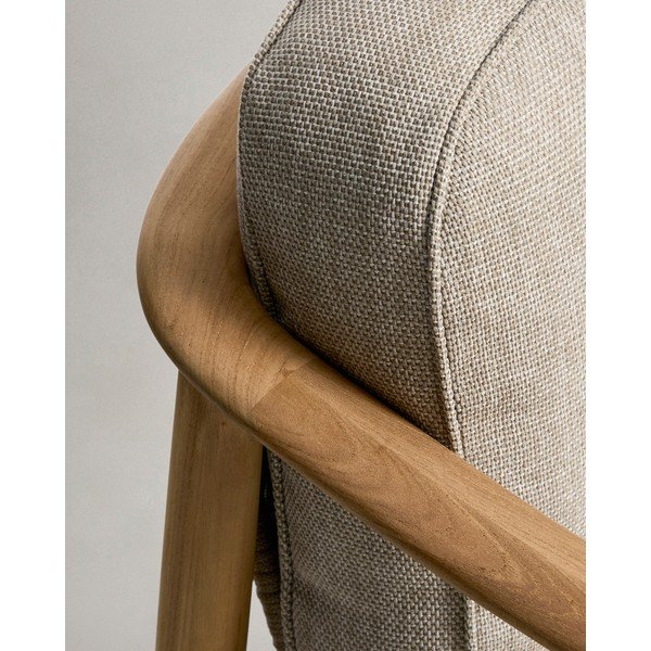 Bež/v naravni barvi oblazinjen vrtni kavč Elunda – Kave Home-image-2
