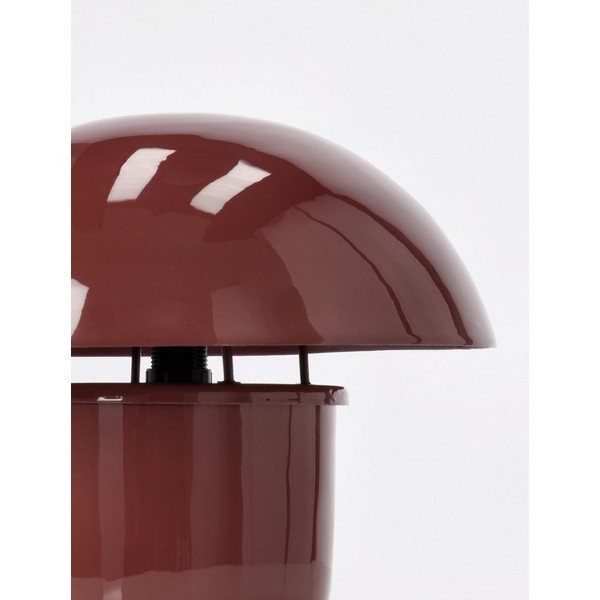Bordo rdeča kovinska namizna svetilka s kovinskim senčilom (višina 27 cm) Koppel – Bizzotto-image-3