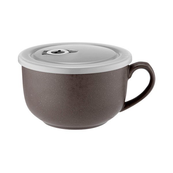 Rjava porcelanasta skodelica 600 ml Reactive - Ladelle