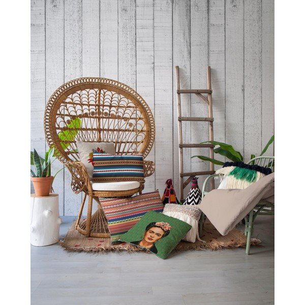 Zelena okrasna blazina Madre Selva Frida, 45 x 45 cm-image-1