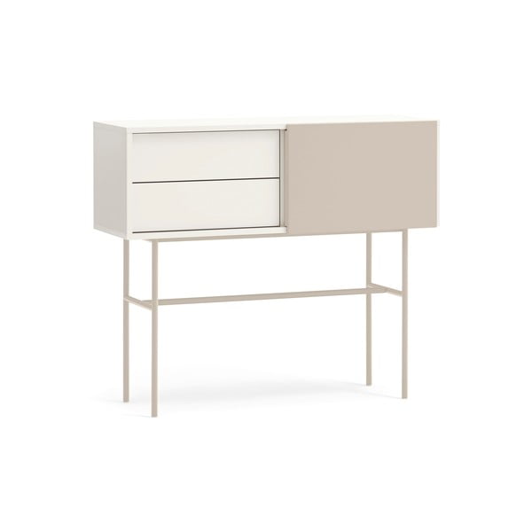 Bež-kremno bela stranska mizica 35x110 cm Nube – Teulat-image-3