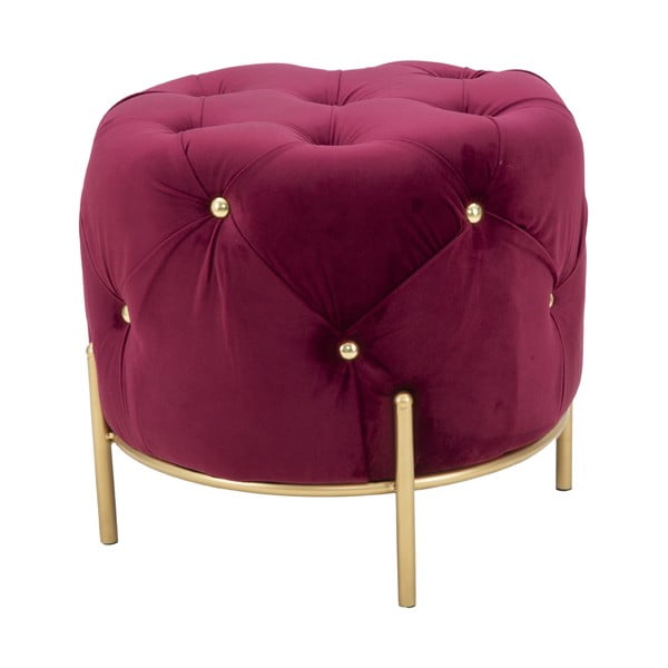 Mauro Ferretti Glam burgundsko rdeč stolček, ø 45 cm