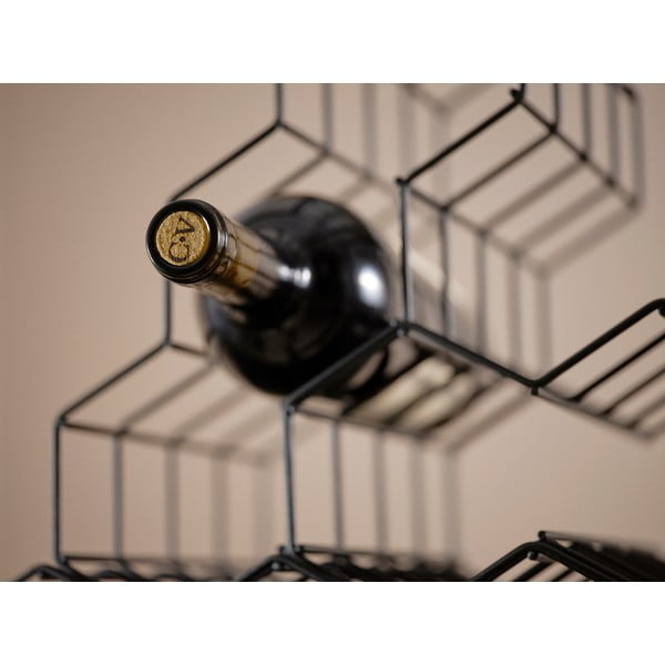 Kovinsko stojalo za vino za 3 steklenice Rocks – Zone-image-4