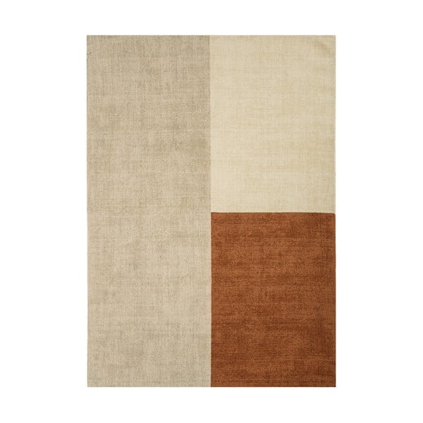 Bež-rjava preproga Asiatic Carpets Blox, 120 x 170 cm
