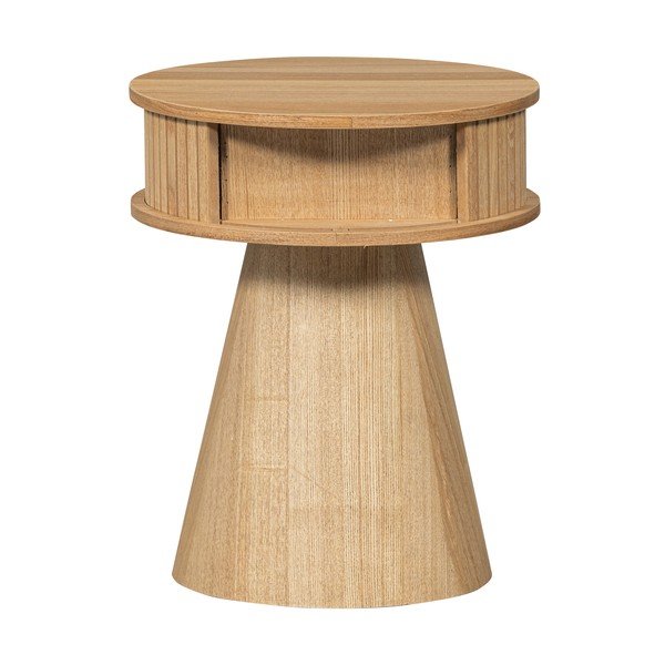 Nočna omarica v borovem dekorju v naravni barvi Karri – WOOOD-image-4