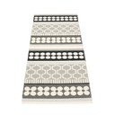 Siv/kremno bel zunanji in notranji tekač 70x180 cm Asta Warm Grey – Pappelina