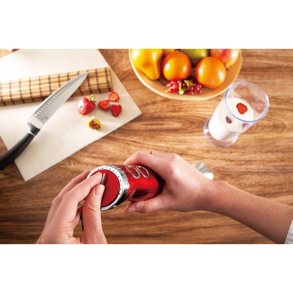 Rdeči palični mešalnik Burgundy Metallic Line - BerlingerHaus-image-1