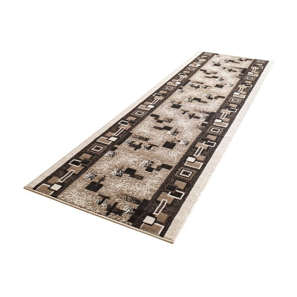 Rjava preproga 80x250 cm Cube – Hanse Home-image-2