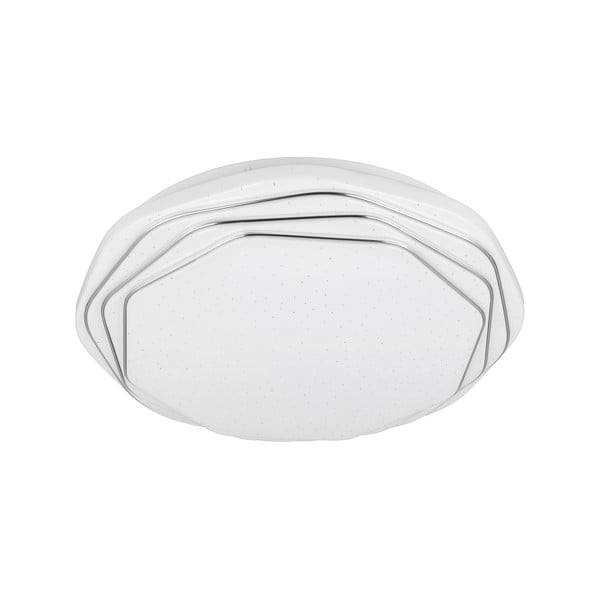 Bela LED stropna svetilka ø 38 cm Dizzy – Reality
