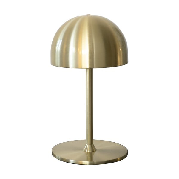 Medeninasta LED namizna svetilka z daljinskim upravljalnikom s kovinskim senčilom (višina 22 cm) Tim – Sirius