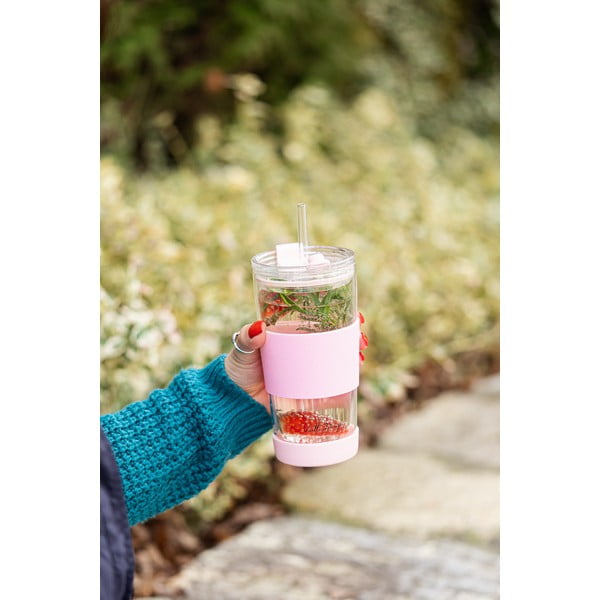 Rožnat termo lonček 600 ml Fuori – Vialli Design-image-4