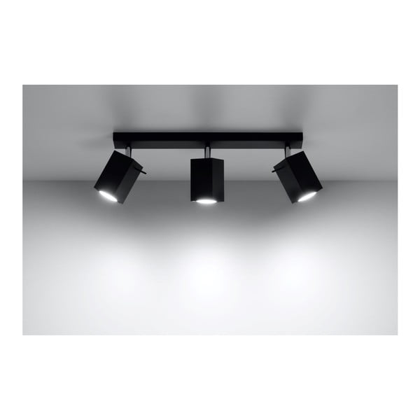 Črna stropna svetilka Sollux Toscana-image-1