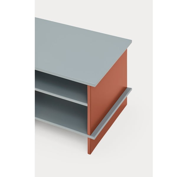 Opečnato oranžna/siva nočna omarica s policami Inari – Teulat-image-4